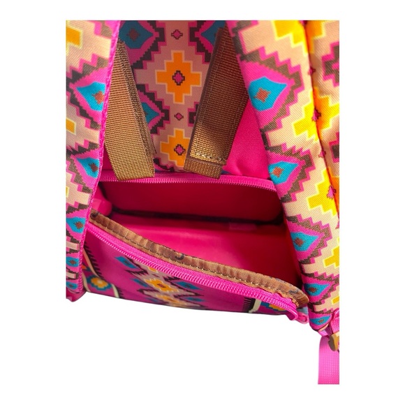 Wrangler Pink Aztec Backpack - Brand New with Tags - Picture 6 of 13